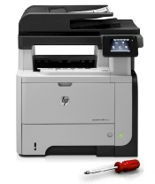 HP LaserJet Pro M521dw A4 Mono Multifunction Laser Printer repair West Sussex, East Sussex, Kent and Surrey
